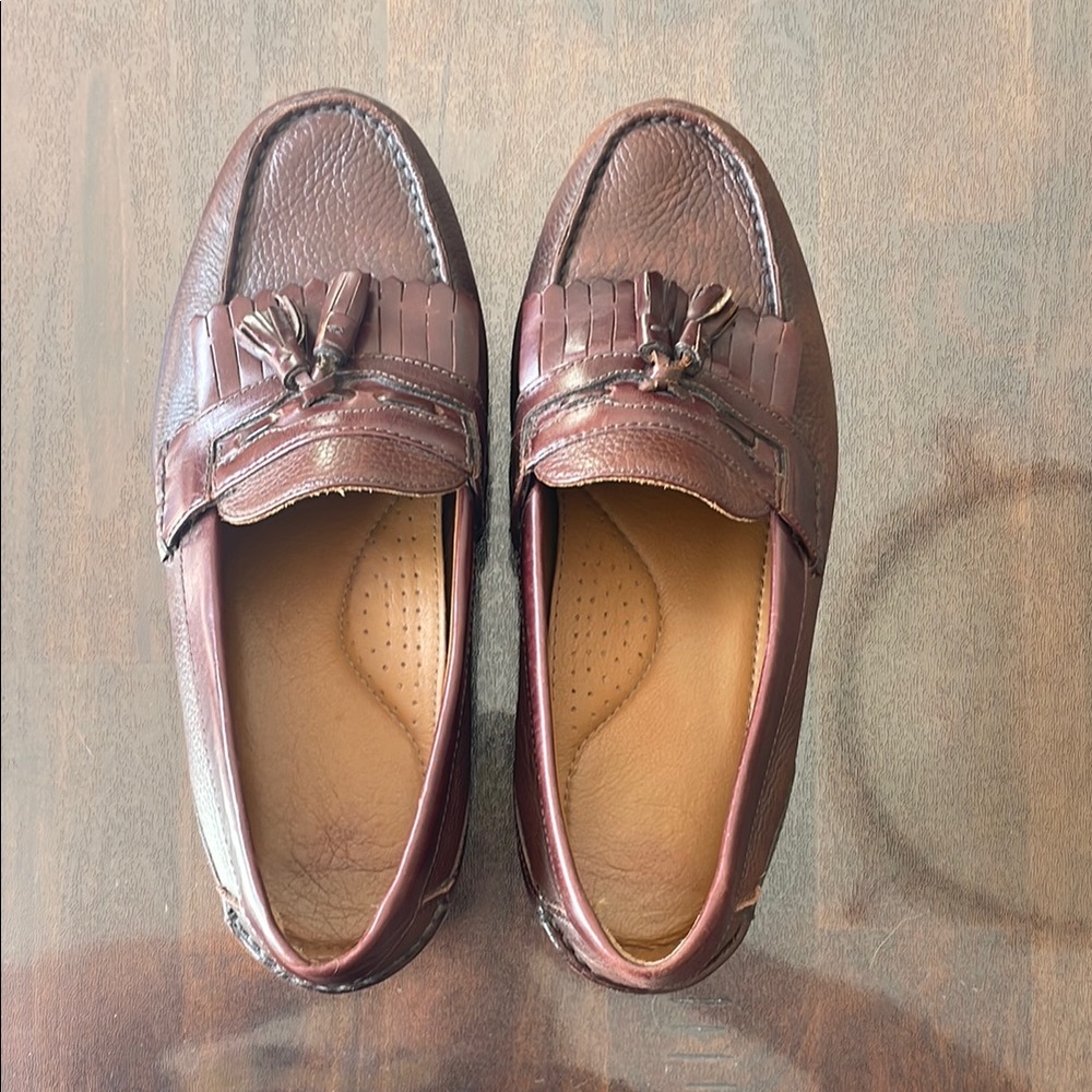 Men's Dockers Brown Leather Tassel Loafers